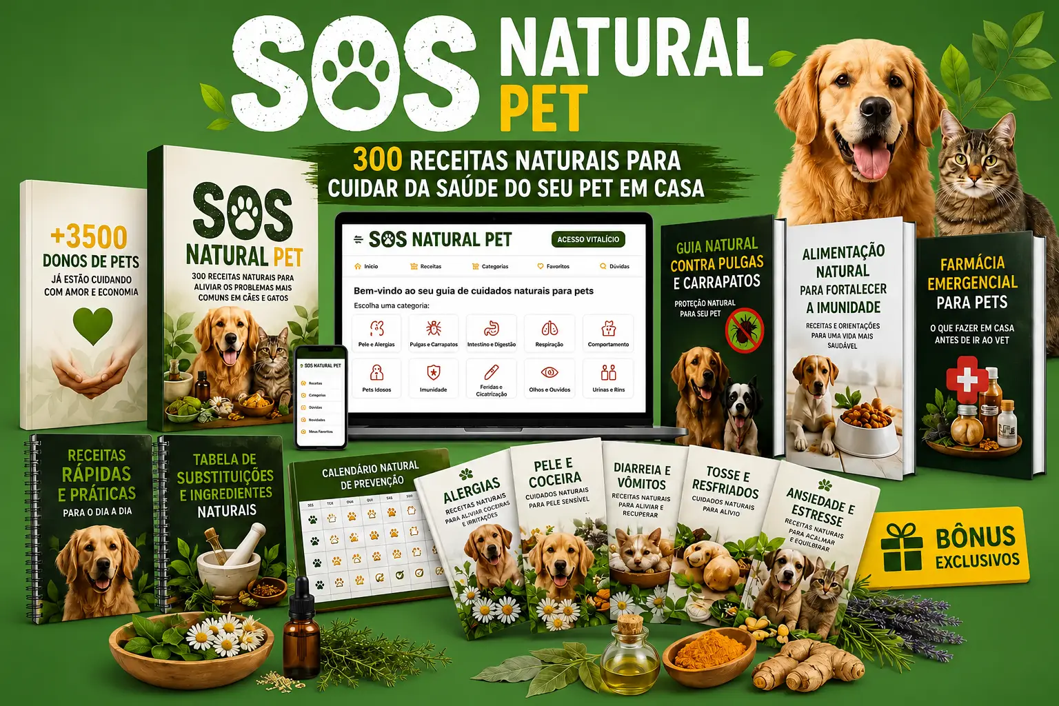 SOS Natural Pet — Kit Completo